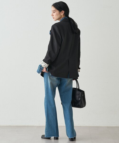 セール】デニムボウタイブラウス（シャツ/ブラウス）｜LOUNGEDRESS