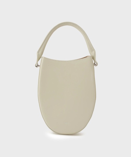 ADAM ET ROPE'（アダムエロペ）の「【PFT】Tamago Small ポシェット（ハンドバッグ・レディース・ブラウン/ホワイト/キャメル・FREE）」の14枚目の写真