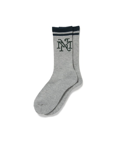 MAGIC NUMBER（マジック ナンバー）の「【MAGIC NUMBER】EMBLEM RETRO SOCKS（ソックス/靴下・メンズ・ホワイト系その他/グレー系その他2/グレー系その他3/ホワイト系その他2・FREE）」の3枚目の写真