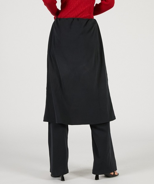 PRANK PROJECT（プランクプロジェクト）の「マルチウェイレイヤードパンツ / Multiway Layered Pants（その他パンツ・レディース・ブラック/アイボリー・38/36）」の7枚目の写真