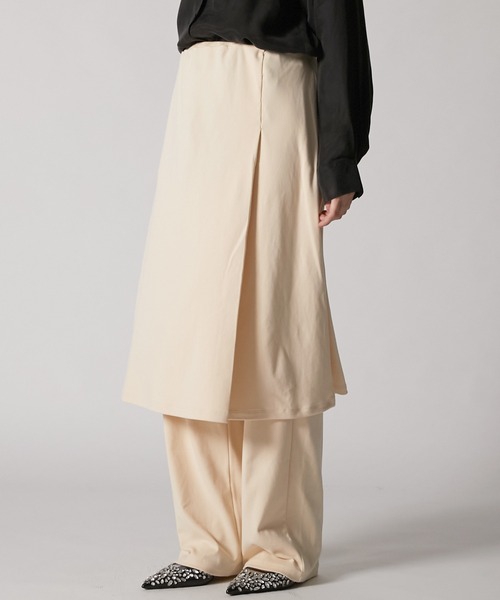 PRANK PROJECT（プランクプロジェクト）の「マルチウェイレイヤードパンツ / Multiway Layered Pants（その他パンツ・レディース・ブラック/アイボリー・38/36）」の15枚目の写真