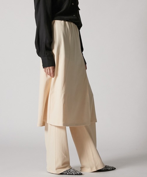 PRANK PROJECT（プランクプロジェクト）の「マルチウェイレイヤードパンツ / Multiway Layered Pants（その他パンツ・レディース・ブラック/アイボリー・38/36）」の17枚目の写真