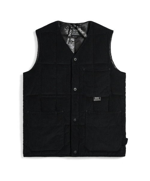 TAION(タイオン)】〈ユニセックス〉ワーク Vネックボタン コーデュロイ