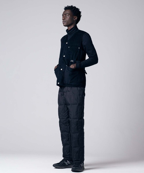 TAION(タイオン)】〈ユニセックス〉ワーク Vネックボタン コーデュロイ