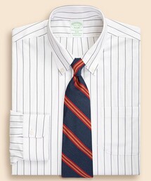 BROOKS BROTHERS | ストレッチコットン ロイヤルオックスフォード オルタネイトストライプ ドレスシャツ Slim Fit(ビジネスシャツ)