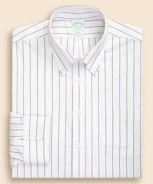 BROOKS BROTHERS(ブルックスブラザーズ)の「ストレッチコットン ロイヤルオックスフォード オルタネイトストライプ ドレスシャツ Slim Fit(ビジネスシャツ・メンズ・ブルー/ネイビー・14 1/2-31/15-31/15 1/2-31/15 1/2-32/15 1/2-33/16-32/16-33/17-32/17-33/15-32/16-31/16 1/2-32/16 1/2-33/14 1/2-32)」の8枚目の写真
