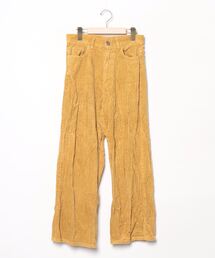 【出品今日まで】ネストローブ　コーデュロイパンツ　イエロー Aimoon コーデュロイパンツ レディース レトロ風 -ファッション