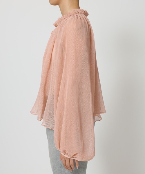 BABYLONE（バビロン）の「2WAY楊柳ブラウス（シャツ/ブラウス・レディース・ブラック/ピンク/ライトベージュ・フリー）」の15枚目の写真