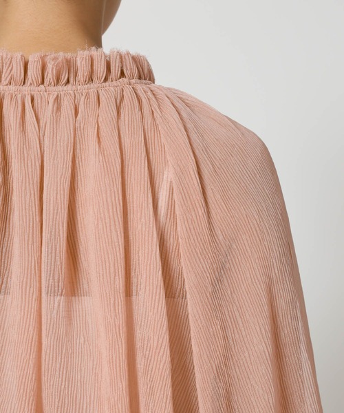 BABYLONE（バビロン）の「2WAY楊柳ブラウス（シャツ/ブラウス・レディース・ブラック/ピンク/ライトベージュ・フリー）」の10枚目の写真