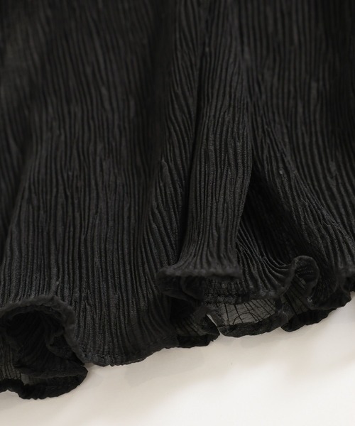 BABYLONE（バビロン）の「2WAY楊柳ブラウス（シャツ/ブラウス・レディース・ブラック/ピンク/ライトベージュ・フリー）」の5枚目の写真