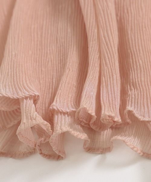 BABYLONE（バビロン）の「2WAY楊柳ブラウス（シャツ/ブラウス・レディース・ブラック/ピンク/ライトベージュ・フリー）」の6枚目の写真