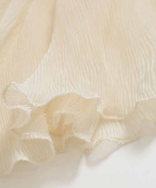 BABYLONE（バビロン）の「2WAY楊柳ブラウス（シャツ/ブラウス・レディース・ブラック/ピンク/ライトベージュ・フリー）」の7枚目の写真