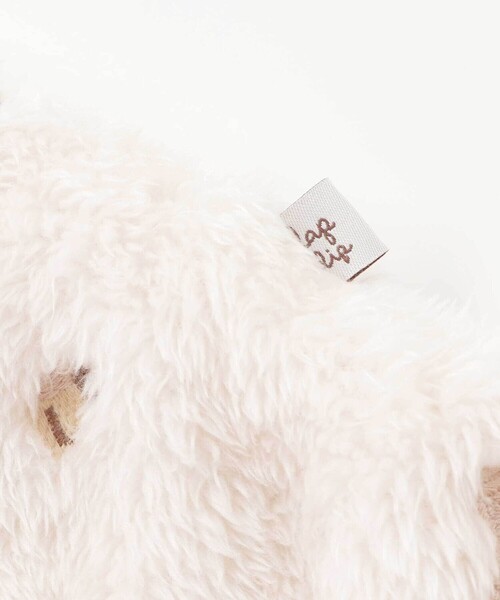 SLAP SLIP BABY(スラップスリップベビー)の「【お揃い】フード付き総柄刺しゅうもこもこボアマントベビー(50~90cm)(その他ベビーウェア・キッズ・オフホワイト/ピンク・FREE)」の11枚目の写真