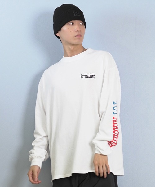 TOY　MACHINE（トイ　マシーン）の「TOY MACHINE/トイマシーン 長袖 Tシャツ ロンT バックプリント 袖プリント ロゴ オーバーサイズ KNIFE SECT LONG TEE MTMFFLT3（Tシャツ/カットソー・メンズ・グリーン/ホワイト/ブラック・M/XL/L）」の8枚目の写真