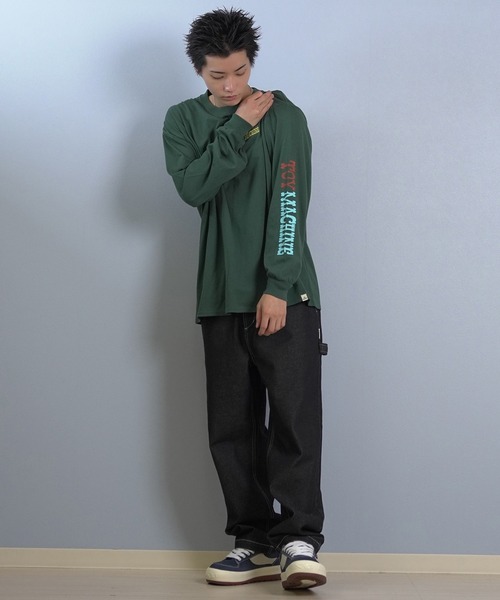 TOY　MACHINE（トイ　マシーン）の「TOY MACHINE/トイマシーン 長袖 Tシャツ ロンT バックプリント 袖プリント ロゴ オーバーサイズ KNIFE SECT LONG TEE MTMFFLT3（Tシャツ/カットソー・メンズ・グリーン/ホワイト/ブラック・M/XL/L）」の19枚目の写真