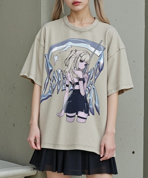 衛星とカラテア　Tシャツ　XLサイズ　春霞に溶ける夢想　SSチケット特典 A'GEM/9 × .kom 『LOVE KILLER/ラブ キラー』 デスガール