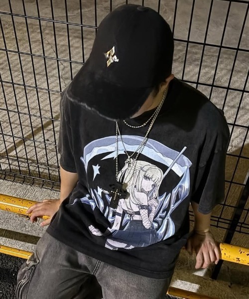 衛星とカラテア　Tシャツ　XLサイズ　春霞に溶ける夢想　SSチケット特典 Tシャツ：『HELL HEART』SHARA +特典付 | DieodeDesignShop