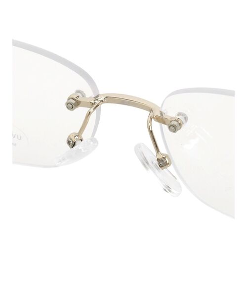 Ungrid（アングリッド）の「【Ca】リムレスデザイン伊達メガネ（メガネ・レディース・クリア・FREE）」の5枚目の写真