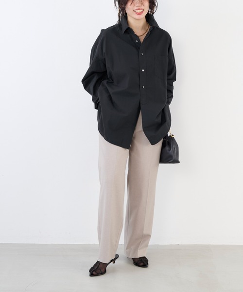 TICCA】ハーブスクエアビッグシャツブルゾンUNI（シャツ