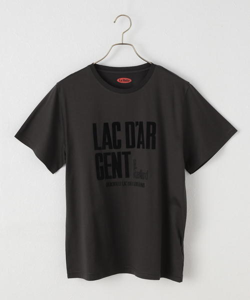 Spick & Span(スピックアンドスパン)の「《追加》La Hutte / ラ ユット ロゴTee(Tシャツ/カットソー・レディース・ホワイト系その他/ホワイト×ホワイト/ブラックミックス・FREE)」の13枚目の写真