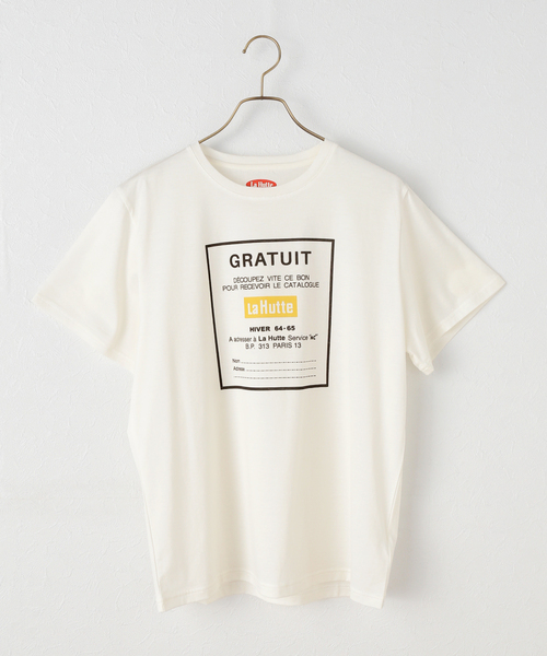 Spick & Span(スピックアンドスパン)の「《追加》La Hutte / ラ ユット ロゴTee(Tシャツ/カットソー・レディース・ホワイト系その他/ホワイト×ホワイト/ブラックミックス・FREE)」の22枚目の写真