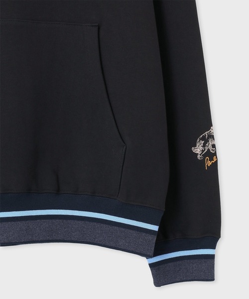 Paul Smith(ポールスミス)の「“Little Beasts Embroidery” パーカ【253507 072YE】(パーカー・メンズ・ネイビー・MEDIUM/LARGE/X-LARGE)」の3枚目の写真