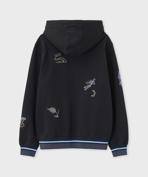 Paul Smith(ポールスミス)の「“Little Beasts Embroidery” パーカ【253507 072YE】(パーカー・メンズ・ネイビー・MEDIUM/LARGE/X-LARGE)」の4枚目の写真