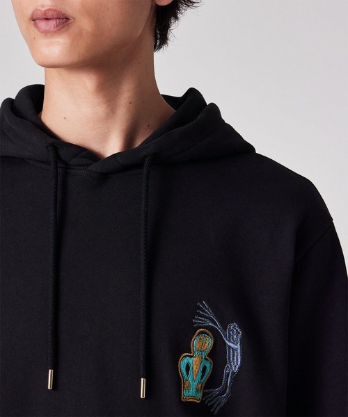 Paul Smith(ポールスミス)の「“Little Beasts Embroidery” パーカ【253507 072YE】(パーカー・メンズ・ネイビー・MEDIUM/LARGE/X-LARGE)」の8枚目の写真