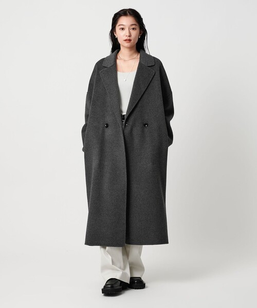 UNITED ARROWS グリーングレー ロングコート MARW UNITED ARROWS＞リバー ロングコート（その他アウター