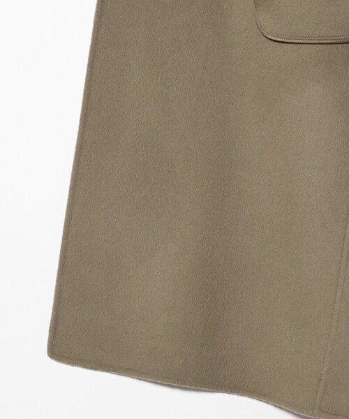 MARW UNITED ARROWS（マルゥ ユナイテッドアローズ）の「＜MARW UNITED ARROWS＞リバー ロングコート（その他アウター・レディース・ダークグレー/モカ/ブラック・36/38）」の6枚目の写真