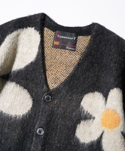 セール】TOWNCRAFT / タウンクラフト SHAGGY VINTAGE PATTERN CARDIGAN