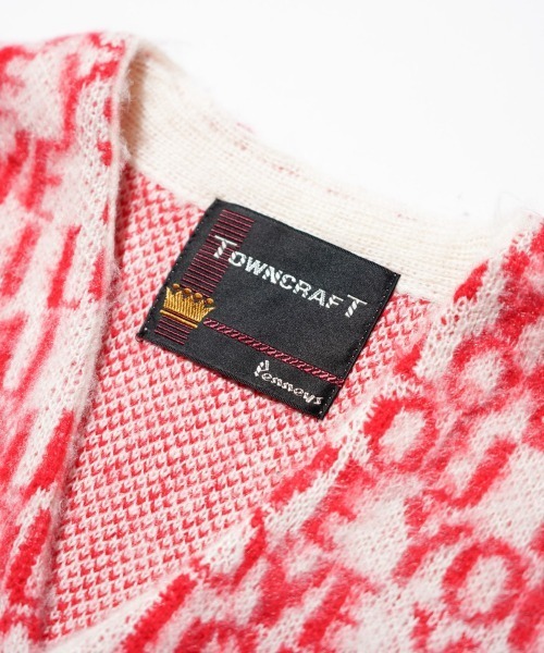 TOWNCRAFT / タウンクラフト SHAGGY VINTAGE PATTERN CARDIGAN