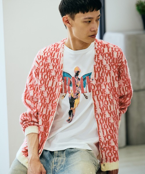 TOWNCRAFT / タウンクラフト SHAGGY VINTAGE PATTERN CARDIGAN
