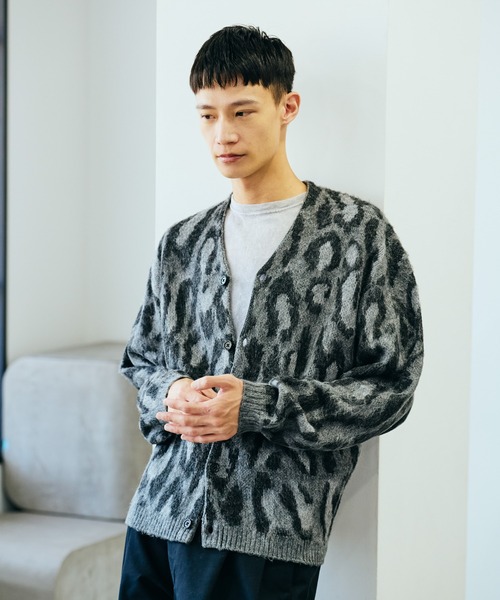 TOWNCRAFT / タウンクラフト SHAGGY VINTAGE PATTERN CARDIGAN
