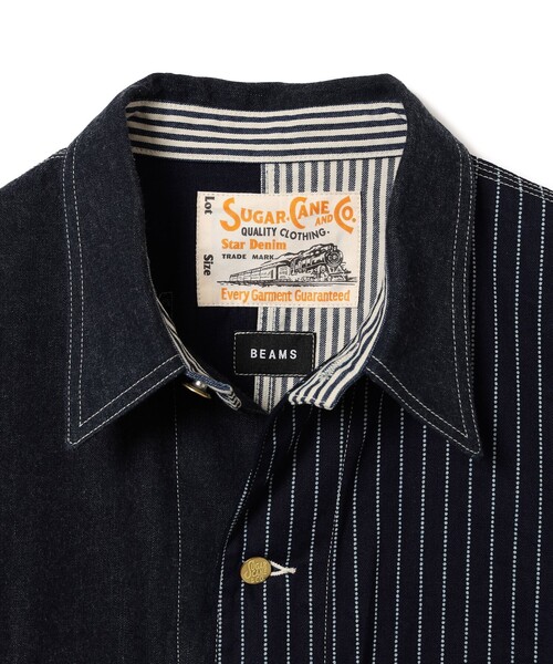 SUGAR CANE（シュガーケーン）の「【別注】SUGAR CANE / クレイジー ワークコート（デニムジャケット・メンズ・その他・38/40/42/44）」の3枚目の写真
