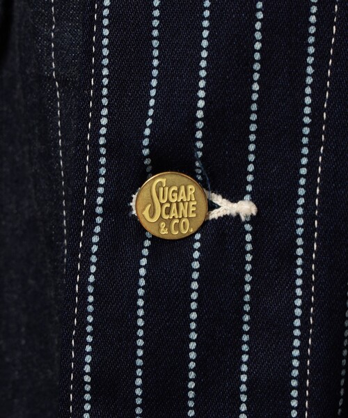 SUGAR CANE（シュガーケーン）の「【別注】SUGAR CANE / クレイジー ワークコート（デニムジャケット・メンズ・その他・38/40/42/44）」の5枚目の写真