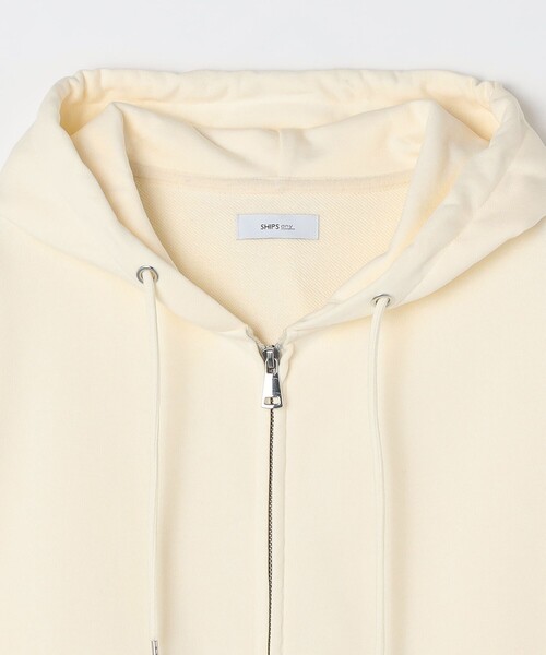 SHIPS any(シップス エニィ)の「SHIPS any: CLASSY バックタック スウェット ジップ パーカー◇(パーカー・メンズ・ブラック/ナチュラル/チャコールグレー・MEDIUM/LARGE)」の11枚目の写真