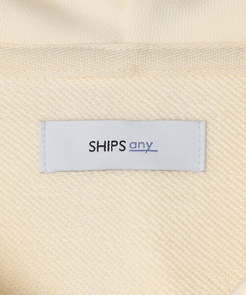 SHIPS any(シップス エニィ)の「SHIPS any: CLASSY バックタック スウェット ジップ パーカー◇(パーカー・メンズ・ブラック/ナチュラル/チャコールグレー・MEDIUM/LARGE)」の12枚目の写真