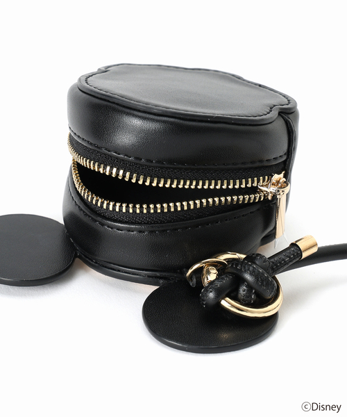 Spick & Span（スピックアンドスパン）の「《WEB限定 / 追加》WIFFLE / ウィッフル 別注ミッキーキーホルダーポーチ（キーケース/キーアクセサリー・レディース・ブラック・FREE）」の8枚目の写真