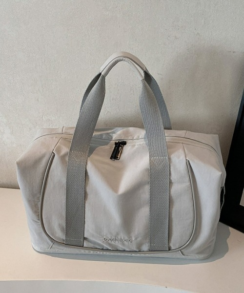 gossip!ロサンゼルス(ゴシップロサンゼルス)の「【Y2K】大容量2WAYトラベルバッグ(拡張可能+9cm/ショルダー&ハンド)(ショルダーバッグ・レディース・ライトグレー/キャメル/ブラック・FREE)」の9枚目の写真