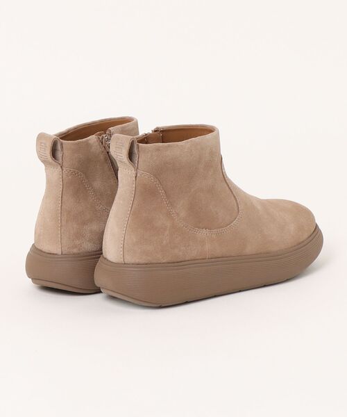 fitflop(フィットフロップ)の「iQ-COMFF SUEDE ZIP ANKLE BOOTS / iQ-COMFF スエード ジップ アンクル ブーツ(ブーツ・レディース・ブラック/ベージュ・25cm/24cm/23cm/22cm)」の3枚目の写真