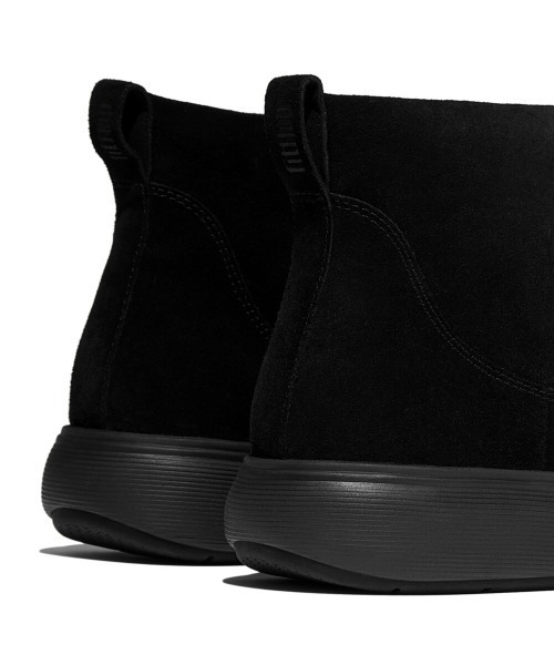 fitflop(フィットフロップ)の「iQ-COMFF SUEDE ZIP ANKLE BOOTS / iQ-COMFF スエード ジップ アンクル ブーツ(ブーツ・レディース・ブラック/ベージュ・25cm/24cm/23cm/22cm)」の10枚目の写真