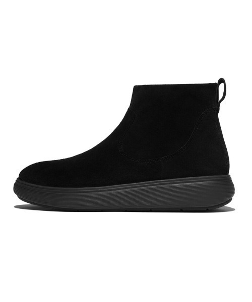 fitflop(フィットフロップ)の「iQ-COMFF SUEDE ZIP ANKLE BOOTS / iQ-COMFF スエード ジップ アンクル ブーツ(ブーツ・レディース・ブラック/ベージュ・25cm/24cm/23cm/22cm)」の8枚目の写真