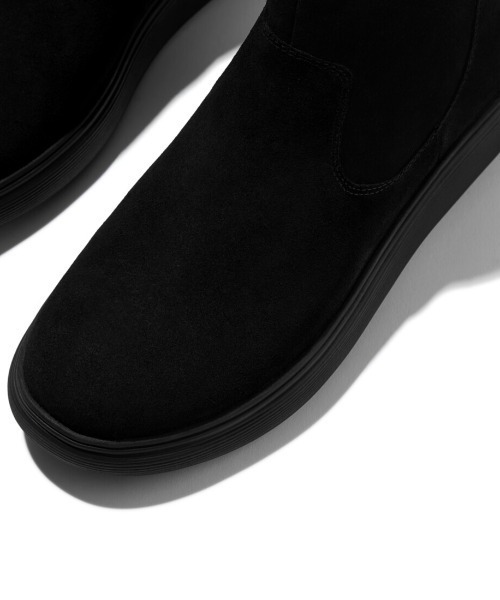 fitflop(フィットフロップ)の「iQ-COMFF SUEDE ZIP ANKLE BOOTS / iQ-COMFF スエード ジップ アンクル ブーツ(ブーツ・レディース・ブラック/ベージュ・25cm/24cm/23cm/22cm)」の9枚目の写真