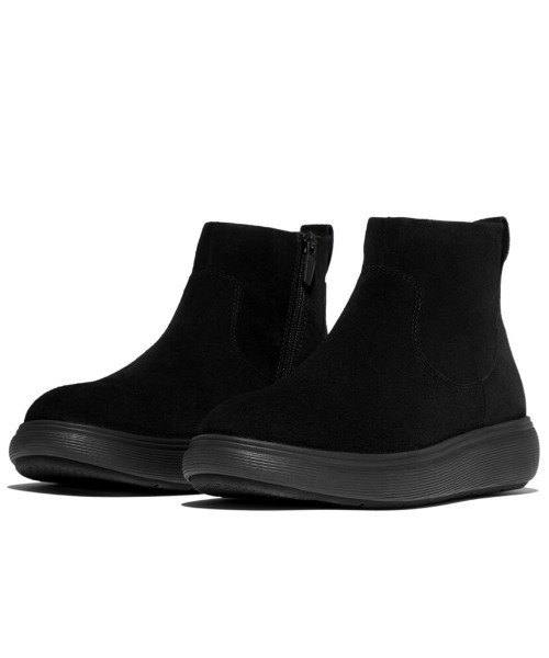 fitflop(フィットフロップ)の「iQ-COMFF SUEDE ZIP ANKLE BOOTS / iQ-COMFF スエード ジップ アンクル ブーツ(ブーツ・レディース・ブラック/ベージュ・25cm/24cm/23cm/22cm)」の7枚目の写真