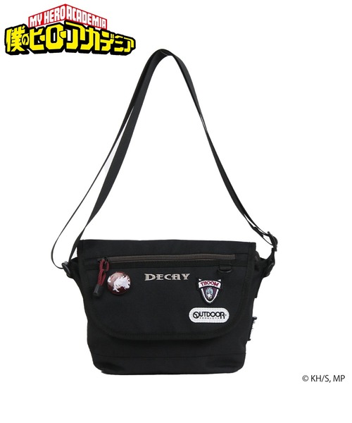 OUTDOOR PRODUCTS(アウトドアプロダクツ)の「【僕のヒーローアカデミア×OUTDOOR PRODUCTS】 缶バッチ付きフラップショルダー(ショルダーバッグ・レディース・グレー/ターコイズブルー/スカイブルー/オレンジ・FREE)」の2枚目の写真
