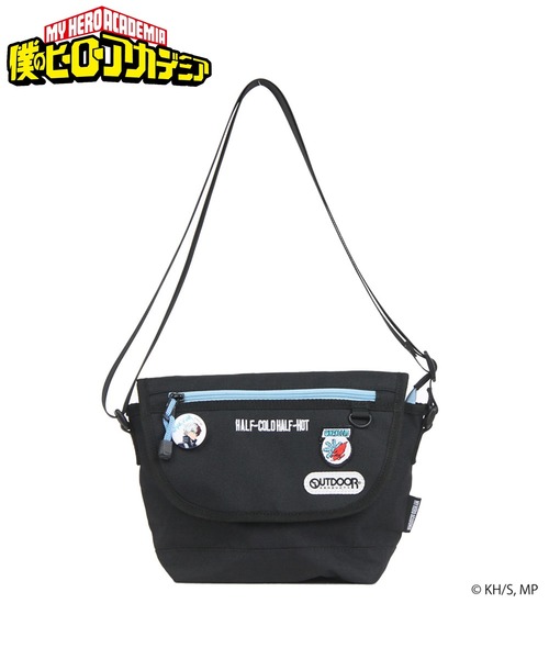 OUTDOOR PRODUCTS(アウトドアプロダクツ)の「【僕のヒーローアカデミア×OUTDOOR PRODUCTS】 缶バッチ付きフラップショルダー(ショルダーバッグ・レディース・グレー/ターコイズブルー/スカイブルー/オレンジ・FREE)」の1枚目の写真
