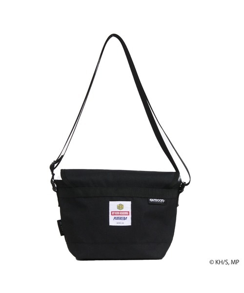 OUTDOOR PRODUCTS(アウトドアプロダクツ)の「【僕のヒーローアカデミア×OUTDOOR PRODUCTS】 缶バッチ付きフラップショルダー(ショルダーバッグ・レディース・グレー/ターコイズブルー/スカイブルー/オレンジ・FREE)」の13枚目の写真