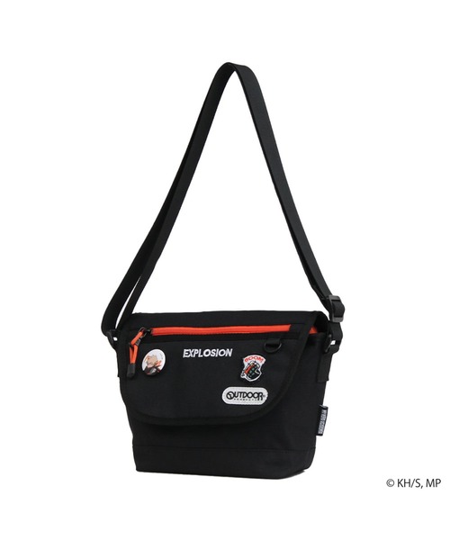 OUTDOOR PRODUCTS(アウトドアプロダクツ)の「【僕のヒーローアカデミア×OUTDOOR PRODUCTS】 缶バッチ付きフラップショルダー(ショルダーバッグ・レディース・グレー/ターコイズブルー/スカイブルー/オレンジ・FREE)」の11枚目の写真