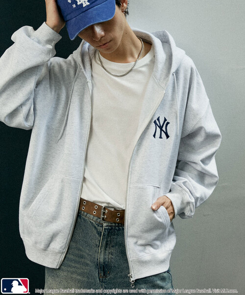 セール】MLB/メジャーリーグベースボール 別注 SWEAT ZIP HOODIE